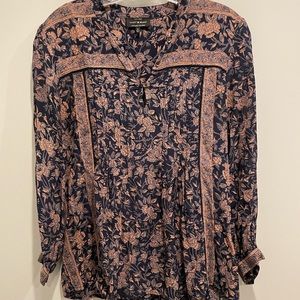 The Lucky brand women’s floral blouse size small